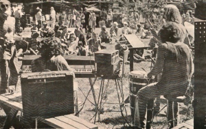 Entertainment at the first festival