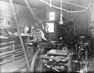 Eatonville's early printing press