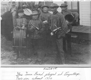 Town band around 1910